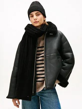 TOMMY HILFIGER | Ensemble 2 pièces bonnet et écharpe | schwarz